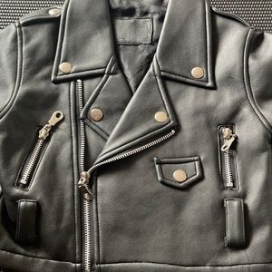 Kids leather jacket 12/18 months
